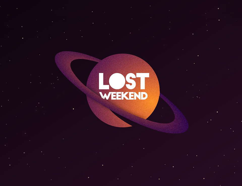 lost weekend bufet bar logo dizajn