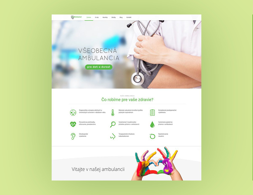 pediatria web dizajn